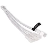 Alphacool Y-Splitter 4-Pin auf 3x 4-Pin PWM 15cm wei&szlig;