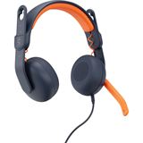 Logitech Zone Learn On-Ear 3.5mm blau/orange