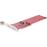 STARTECH DUAL M.2 PCIE SSD ADAPTER CARD