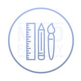 STAEDTLER Fineliner triplus blau 4er-Set retail