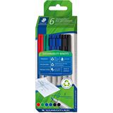 STAEDTLER Universalstift Lumocolor non permanent F 6er-Set retail