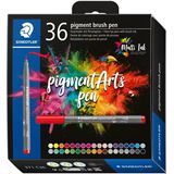 STAEDTLER MultiInk Pigment Arts brush pen 36er-Set sort. retail
