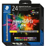 STAEDTLER MultiInk Pigment Arts brush pen 24er-Set sort. retail
