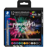 STAEDTLER MultiInk Pigment Arts calligraphy pen 12er-Set retail