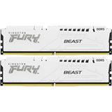 64GB Kingston FURY Beast wei&szlig; DDR5-5600 DIMM CL36 Dual Kit