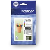 Brother LC3217 Value Pack - 4er-Pack - Schwarz, Gelb, Cyan, Magenta -