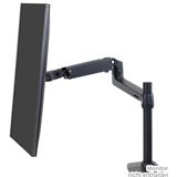 Ergotron LX Tischhalter bis 34" Hohe S&auml;ule Schwarz