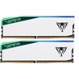 48GB Patriot Viper Elite 5 RGB wei&szlig; DDR5-6000 DIMM CL42 Dual Kit