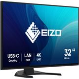 31.5" (80,01cm) EIZO FlexScan EV3240X schwarz 3840x2160 1x 31.5" (80,01cm) EIZO FlexScan EV3240X schwarz 3840x2160 1x