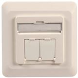 EFB Elektronik Netzwerkdose CAT6a Unterputz 2-fach RJ45 LSA+ Weiss EFB Elektronik Netzwerkdose CAT6a Unterputz 2-fach RJ45 LSA+ Weiss