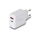 Lindy USB Ladeger&auml;t Typ A & C Charger 30W, wei&szlig;