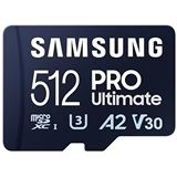 512GB Samsung MicroSD Card 512GB SDXC PRO Ulti.(Class10) Adap retail