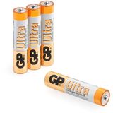 GP Batteries Ultra Alkaline Batterie AAA Micro 1,5V 4er Blister