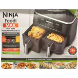 Ninja Foodi MAX Dual Zone 9,5 Liter Heißluftfritteuse AF400EU, Ninja Foodi MAX Dual Zone 9,5 Liter Heißluftfritteuse AF400EU,