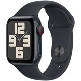 Apple Watch SE GPS + Cellular 40mm Midnight Aluminium Case with