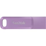 64 GB SanDisk Ultra Dual Drive Go lila USB 3.0 und Typ C