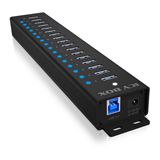 Icy Box Hub 16+1 Port USB IcyBox 16x USB; 1x USB Laden USB3.2 Gen1 Icy Box Hub 16+1 Port USB IcyBox 16x USB; 1x USB Laden USB3.2 Gen1