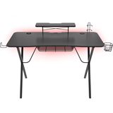 Genesis Gaming Tisch HOLM 300 RGB schwarz (120cm x 75cm)