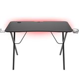 Genesis Gaming Tisch HOLM 200 RGB schwarz (113cm x 75cm)