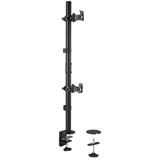 Kensington Monitorarm bis32",2TFT max.9kg,schw. vertik.