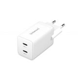 Intenso 2x USB-C GAN Adapter wei&szlig;