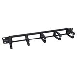 Equip 19" Kabelmanagement Panel Ausstattung 1HE schwarz