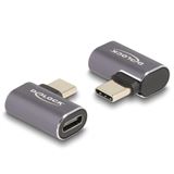Delock USB Adapter 40 Gbps USB Type-C PD 3.0 100 W Stecker zu Buchse