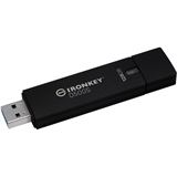 128GB Kingston IronKey D500S - USB-Flash-Laufwerk - TAA-konform