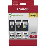 CANON 3712C009 2xPG560XL+CL561XL Pixma TS TR Tinte (3) blk-col HC w/o CANON 3712C009 2xPG560XL+CL561XL Pixma TS TR Tinte (3) blk-col HC w/o