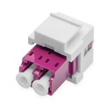 Digitus LWL Kupplung LC/LC Multimode-OM4 Dupl.Keystone-Modul Digitus LWL Kupplung LC/LC Multimode-OM4 Dupl.Keystone-Modul