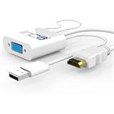 cian technology INCA Adapter IVTH-01 VGA auf HDMI (+USB und cian technology INCA Adapter IVTH-01 VGA auf HDMI (+USB und