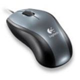 Logitech V100 Optische Maus Anthrazit/Schwarz USB