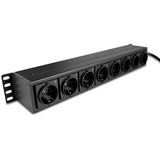 (&euro;41,46*/1m) 2.00m Lindy Steckdosenleiste Schwarz 8 (73025)