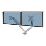 Fellowes Doppelmonitorarm Platinum Series silber