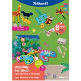Pelikan Upcycling Bastelbuch mit Sticker, Dschungel A4