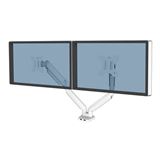 Fellowes Doppelmonitorarm Platinum Series wei&szlig;
