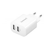 Intenso 2x USB-A Adapter wei&szlig;
