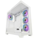 LC-Power 715W Seamless_Pale_X Midi Tower ohne Netzteil weiss