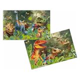 HERMA Schreibunterlage Karton Dino World 55x35 3Stk