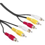(€6,45*/1m) 2.00m Hama Video Anschlusskabel Composite/Stereo (€6,45*/1m) 2.00m Hama Video Anschlusskabel Composite/Stereo