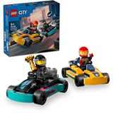 LEGO City 60400 Go-Karts mit Rennfahrern, Set mit Spielzeug-Autos LEGO City 60400 Go-Karts mit Rennfahrern, Set mit Spielzeug-Autos