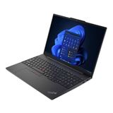 Notebook 16" (40,64cm) Lenovo ThinkPad E16 G2 AMD Ryzen 5 7535HS No Touch WUXGA 8GB 256GB SSD UMA W11P No WWAN Black TopSeller