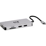 EATON TRIPPLITE USB-C Dock Dual Display - 4K 60Hz HDMI USB 3.2 Gen 1 EATON TRIPPLITE USB-C Dock Dual Display - 4K 60Hz HDMI USB 3.2 Gen 1