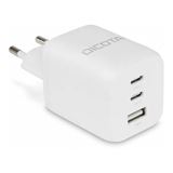 65 Watt Dicota Compact 3-Port GaN Wall Charger EU white