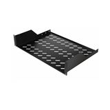 Equip Fachboden fest 19" f&uuml;r Serverschr&auml;nke, 2U 80cm sw