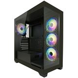 LC-Power 715B Seamless_X Midi Tower ohne Netzteil schwarz