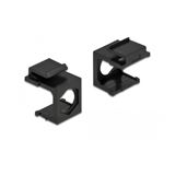 Delock Keystone Abdeckung (VPE4) schwarz mit 9,7 mm Durchführung Delock Keystone Abdeckung (VPE4) schwarz mit 9,7 mm Durchführung
