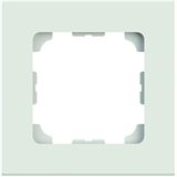 Teleg&auml;rtner Abdeckrahmen 1-fach 81x81x9,3mm alpinweiss