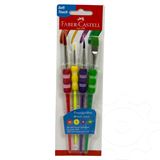 Faber-Castell Pinsel 4er Set mit Softgriffst&uuml;ck BK
