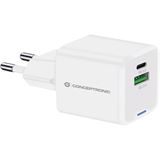 20 Watt Conceptronic Ladegerät 2Port 1xUSB-C,1xUSB-A 1.5m ws 20 Watt Conceptronic Ladegerät 2Port 1xUSB-C,1xUSB-A 1.5m ws